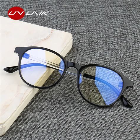 UVLAIK Anti Blue Light Glasses Frame Women Eye Protection Anti Radiation Eyeglasses Men anti ...