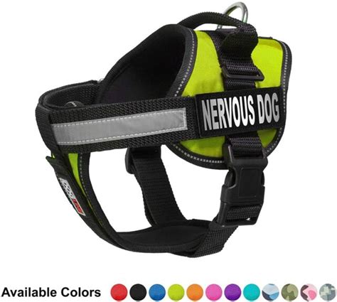 NERVOUS DOG Vest Removable Reflective Patch | eBay