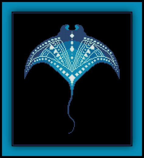 Patreon only gramma tala cross stitch pattern moana manta ray – Artofit