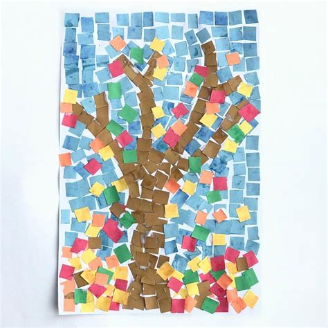 Beginner Easy Mosaic Art Tree