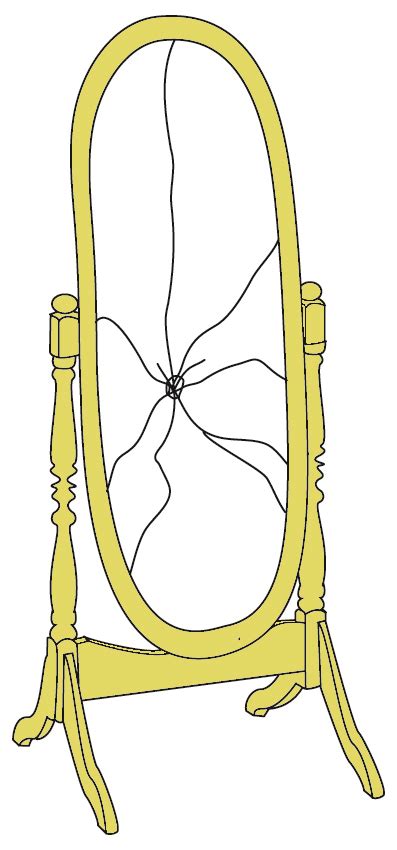 Broken Mirror Drawing Easy - pic-sauce