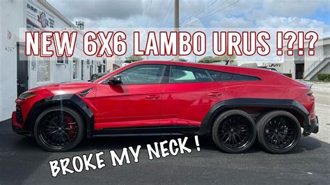 INSANE 6x6 LAMBORGHINI URUS !! UNREAL 1 of 1 ! - YouTube