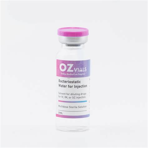 Bacteriostatic Water 20ml – OzVials