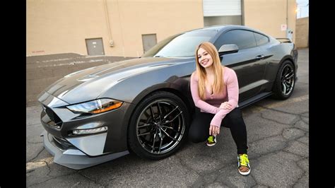 NEW WHEELS FOR THE FORD MUSTANG GT GIVEAWAY CAR! PART 4 - YouTube