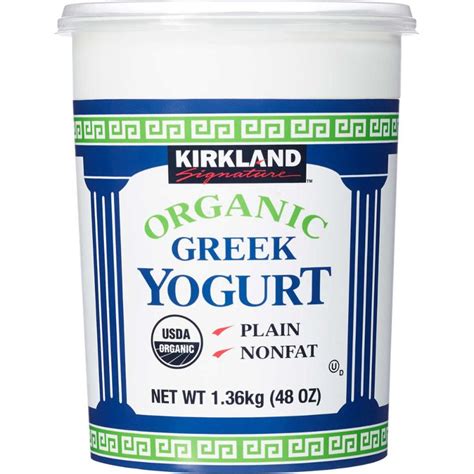 Kirkland Signature Organic Greek Nonfat Yogurt, Plain | At Costco ...