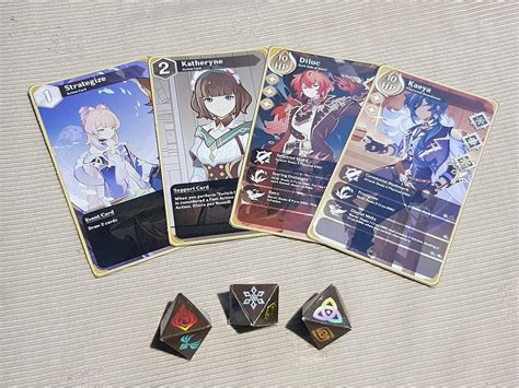 Genshin Impact Fan Makes Real Life Cards Based on Genius Invokation TCG