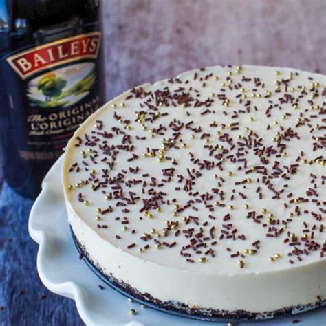 No Bake Baileys Cheesecake - Food Meanderings