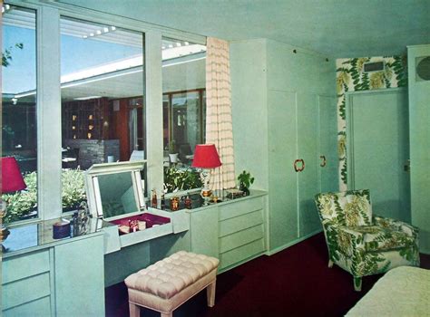 50's bedroom | Modern furniture living room, Modern furniture sets, Mid century house