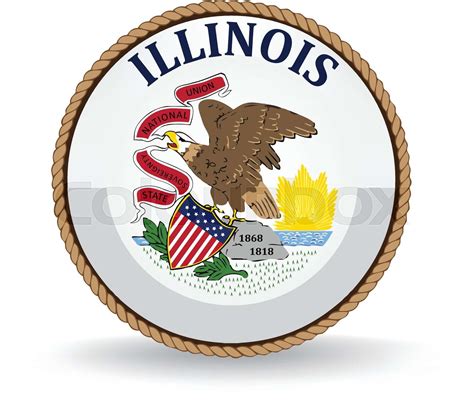 Illinois State Seal | Stock vector | Colourbox