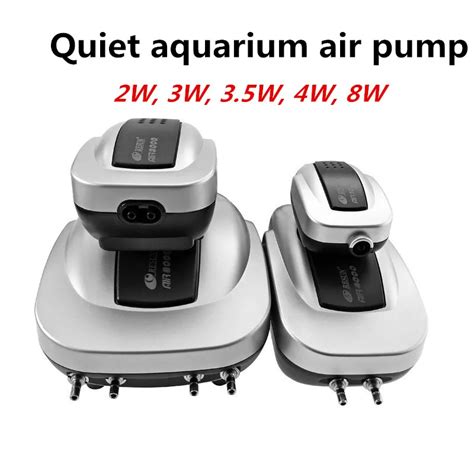 New Quiet Aquarium Air Pump Fish Tank Air Oxygen Pump Aerator Aquarium Accessories For Fish ...