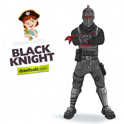 How To Draw Fortnite Black Knight - beclila