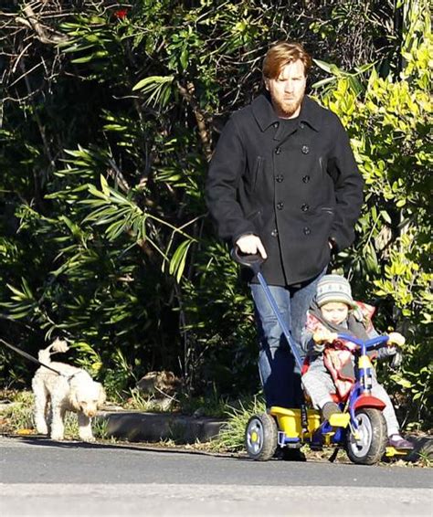 Exclusive... Ewan McGregor Takes Son Anouk Out For A Walk | Celeb Baby ...