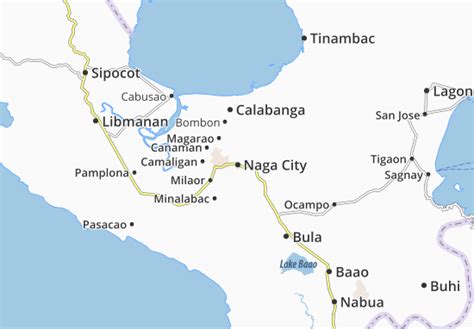 MICHELIN Naga City map - ViaMichelin