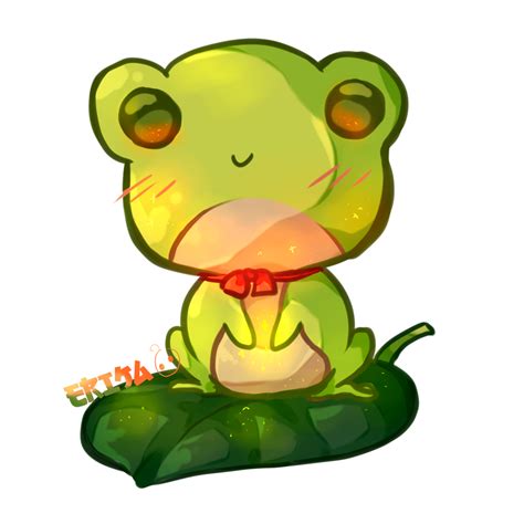 Kawaii Frog by Dessineka on DeviantArt