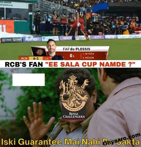 Funny RCB Memes Pic -Funny IPL Memes Image Download