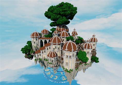 Floating Castle (Inspired by Hayao Miyazaki's Castle in the Sky - Laputa) - Creative Mode ...