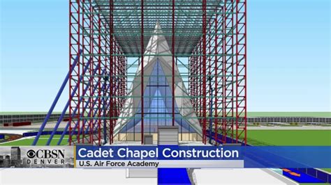 Renovation Continues On Air Force Academy Chapel; Exterior Scaffolding To Be Built Soon - YouTube