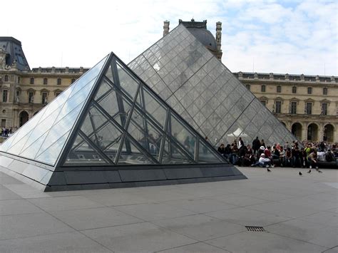 Free picture: louvre, pyramid, Paris, architecture