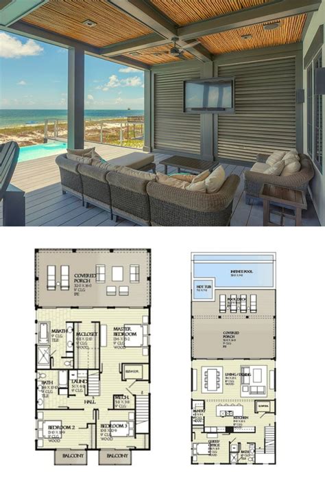 Beach House Plans With Elevator | Printable Templates Free