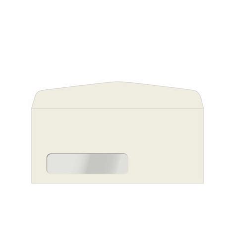 #10 WINDOW Envelopes (4.125 x 9.5) - Classic LINEN Antique Gray (24W/Linen)