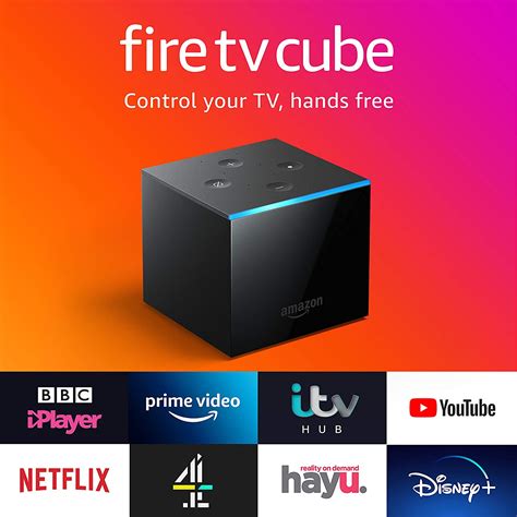 Amazon Fire TV Cube | Hands free with Alexa, 4K Ultra HD streaming ...