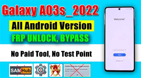 SAMSUNG A03s FRP BYPASS ANDROID All VERSION » EASY FLASHING