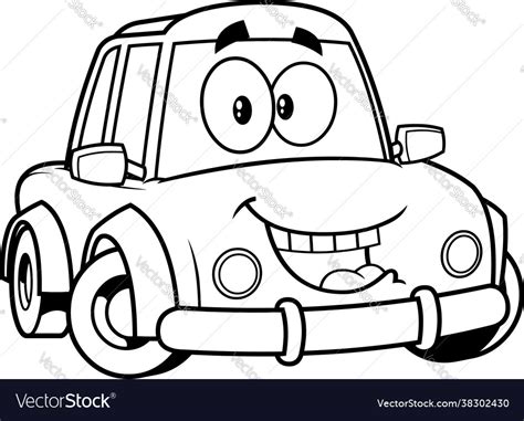 Top 129+ Car cartoon outline - Tariquerahman.net