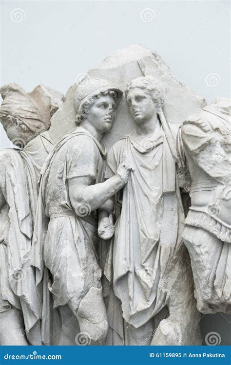 Detail of the Frieze of Pergamon Altar in the Pergamon Museum, B Editorial Image - Image of ...