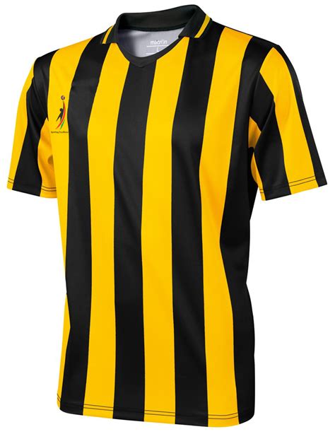 Yellow with Black Stripes Soccer Jersey – Sporting Excellence