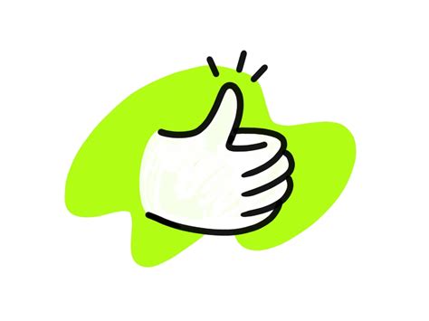 Thumb Up by DarkCube Studio on Dribbble Logo Design Inspiration, Icon Design, Character ...