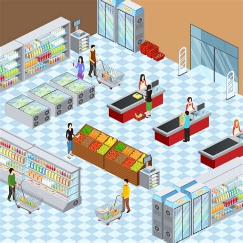 Appropriate Layout For A Grocery Store - Market Equipment