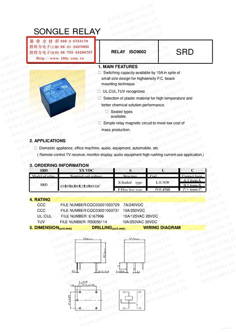 How to Wire Songle SRD-05VDC-SL-C: Complete Wiring Diagram Guide