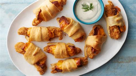 How to Make Crispy Chicken-Bacon-Ranch Crescent Rolls Video - Pillsbury.com