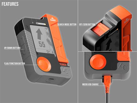 Avalanche Transceiver Personal project on Behance