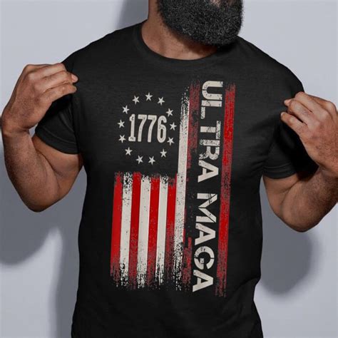 Proud Ultra Maga 1776 Flag T-Shirt - Hersmiles