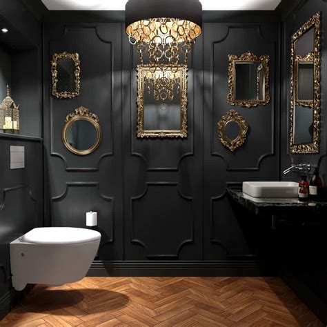 15 Brilliant Gothic Bathroom Ideas To Create Medieval Atmosphere