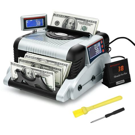 Costway Money Counter 3 Displays Cash Counting Machine w/ Counterfeit Detection - Walmart.com ...