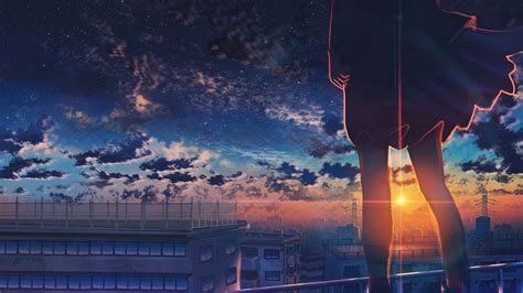 50 Anime sunset background 4k đẹp nhất