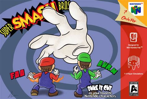 Super Smash Bros N64 Tribute Game Art HQ by https://www.deviantart.com/il-piccolo-torero on ...