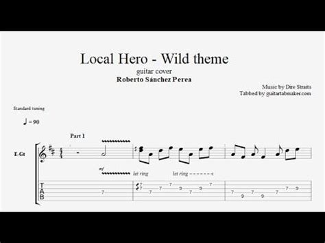 LOCAL HERO WILD THEME TAB (GOING HOME - DIRE STRAITS) | Guitar tabs ...