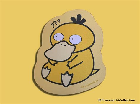 Psyduck Mouse Pad Pokemon Mouse Pad Psyduck Fanart - Etsy