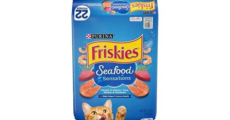 Purina Friskies Seafood Sensations Dry Cat Food 10kg • Price