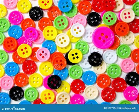 Colorful buttons stock photo. Image of craft, object - 21077154