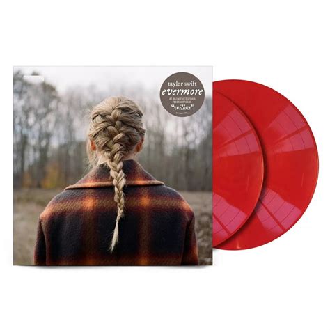 Taylor Swift - Evermore Exclusive Red Colored 2x LP Vinyl Record Limit – Vinceron