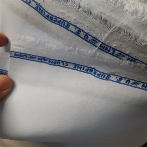 l#'Fabric per YARD: US Klopmann Superfine Clothman white nurse school ...