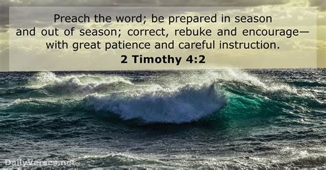 2 Timothy 4:2 - Bible verse - DailyVerses.net