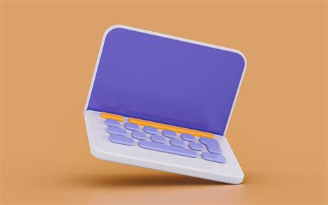 3d Render Laptop Floating Notebook Icon Graphic by ahmedsakib372 · Creative Fabrica