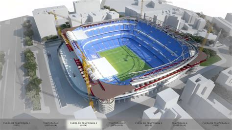 Estadio RMCF "Santiago Bernabéu" Construction Process - YouTube