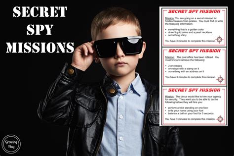 Secret Agent Missions - Pretend Play - Growing Play