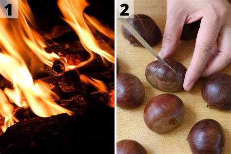 Roasted Chestnuts on an Open Fire (+ How to Peel Chestnuts Easily)